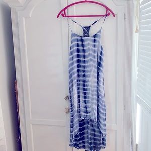 Tie dye boho sun dress